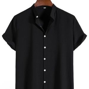 SHEIN: Black Shirt s/s: Size: Small